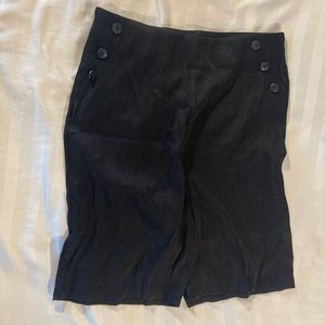 DRESSY BLACK SKORT WOMENS MEDIUM